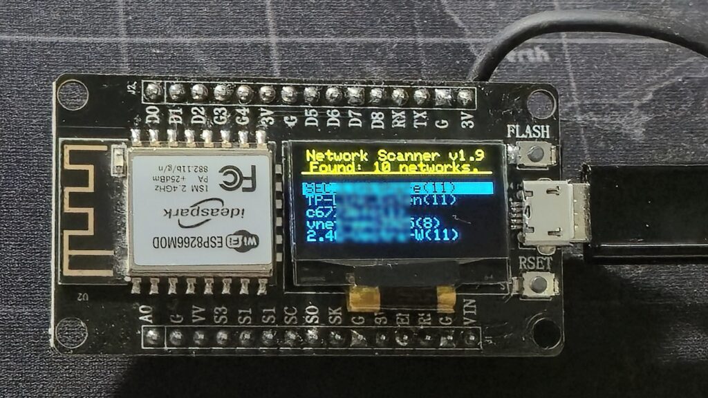 Moduł Ideaspark NODEMCU ESP8266 & SSD1306 OLED 0,96"